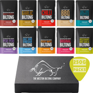 2.5kg Biltong Selection Box Pick your Fat Level
