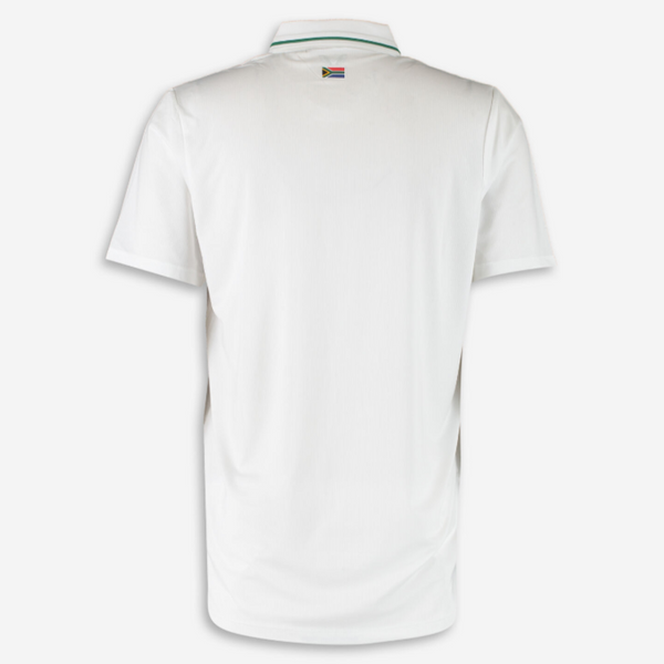 Castore White South Africa Cricket Polo Shirt