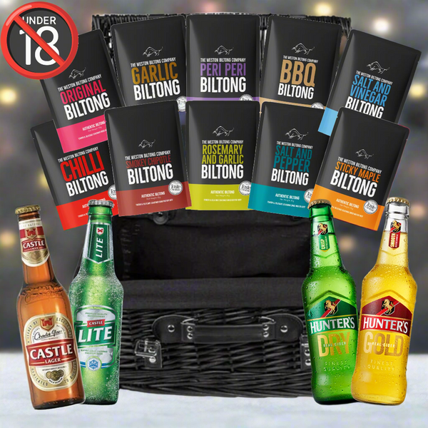 Biltong And Beer Hamper (FREE POSTAGE)