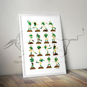 South Africa Rugby A3 Legends Print