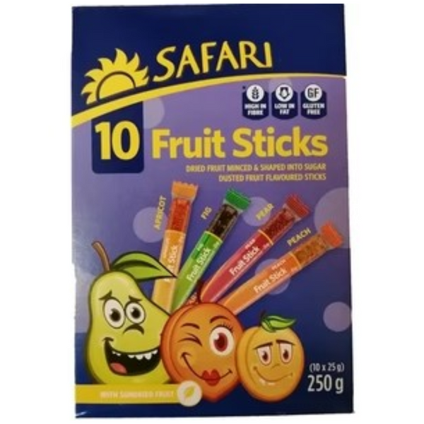 Safari Funky Fruit Sticks 10 Pack