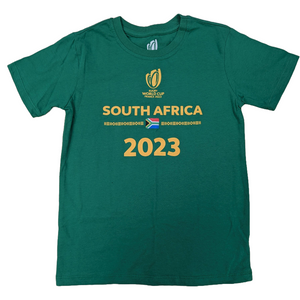 Rugby World Cup France 2023 Official South Africa Tee Shirt