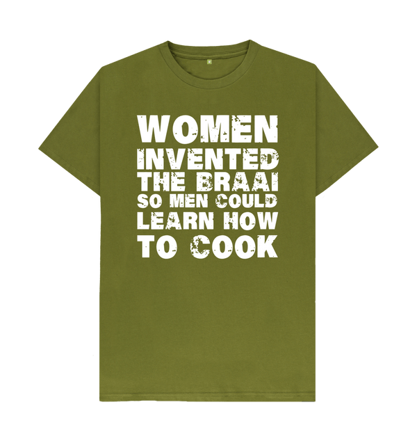 Women Invented The Braai - Coloured Tee