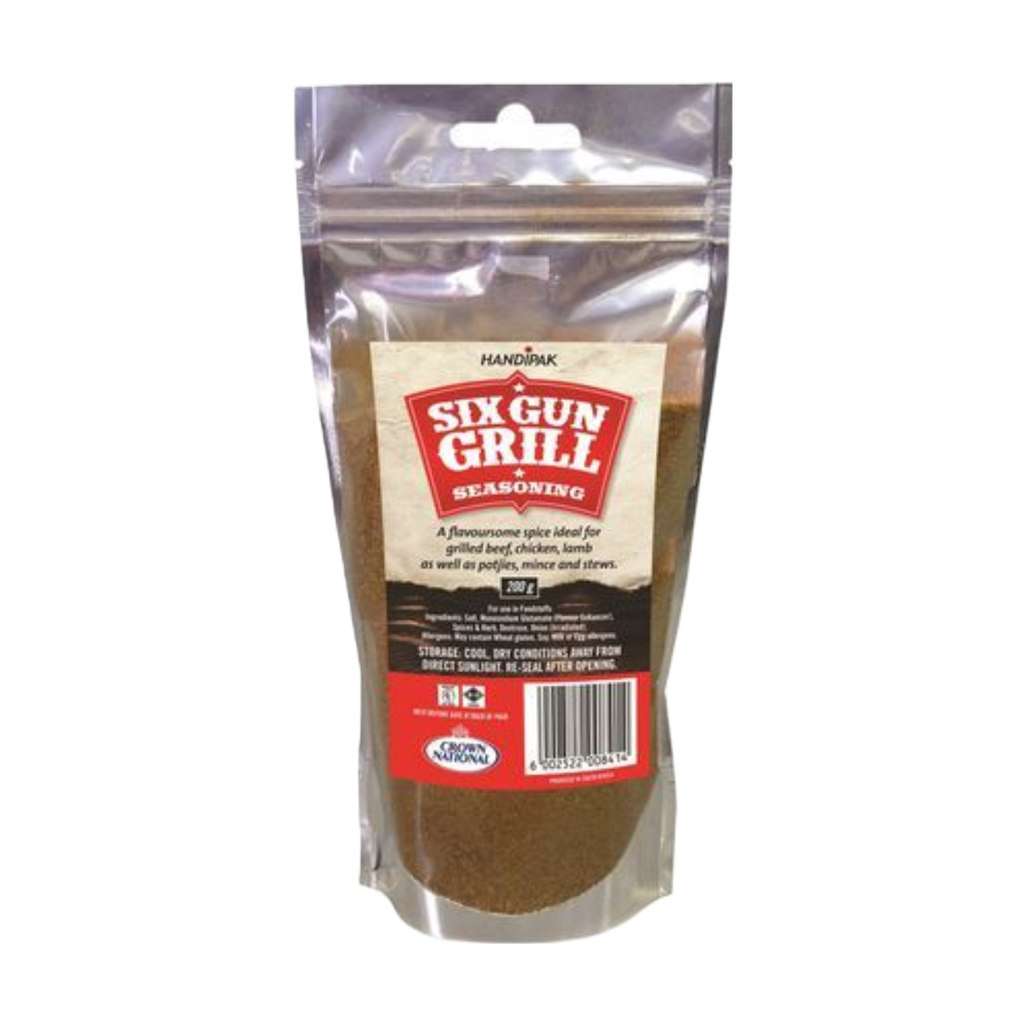 Six Gun Grill Seasoning 200g (Crown National) – The Weston Biltong Company