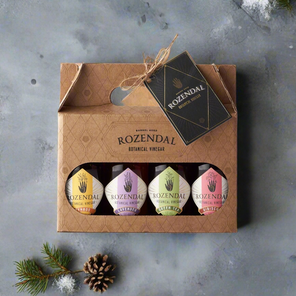 Rozendal Vinegar 4 Bottle Gift Pack 4 x 50ml